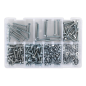 Setscrew, Nut & Washer Assortment 444pc High Tensile M5 Metric