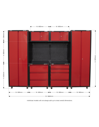 Système de stockage American PRO® 2,6 m