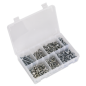 Setscrew, Nut & Washer Assortment 408pc High Tensile M6 Metric