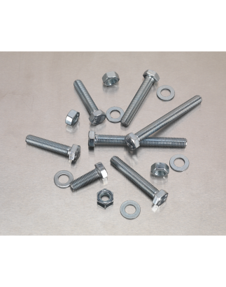 Setscrew, Nut & Washer Assortment 220pc High Tensile M8 Metric