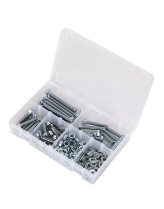 Setscrew, Nut & Washer Assortment 220pc High Tensile M8 Metric