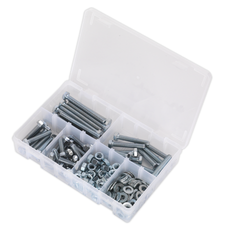 Setscrew, Nut & Washer Assortment 220pc High Tensile M8 Metric