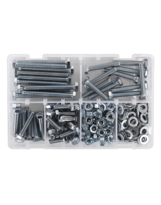 Setscrew, Nut & Washer Assortment 220pc High Tensile M8 Metric