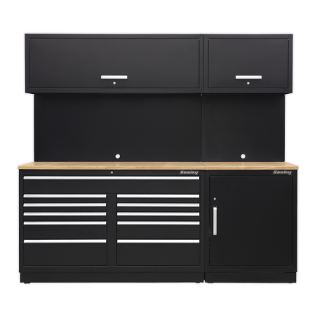 Premier 2.3m Storage System - Oak Worktop