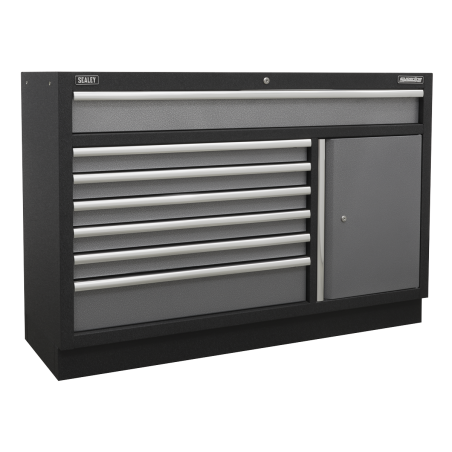 Système de Rangement Superline PRO® 2,04 m - Plan de travail Inox