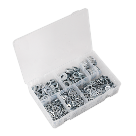 Flat Washer Assortment 1070pc M5-M16 Form A Metric