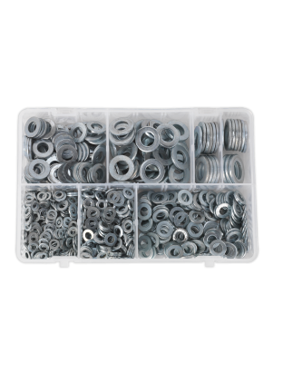 Flat Washer Assortment 1070pc M5-M16 Form A Metric