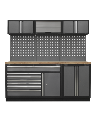 Superline PRO® 2.04m Storage System - Pressed Wood Worktop