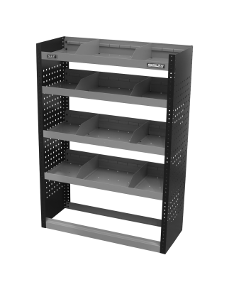 Unité de rangement modulaire pour fourgon à étagère plate 925 mm