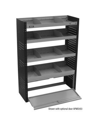 Unité de rangement modulaire pour fourgon à étagère plate 925 mm