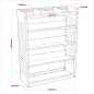 Modular Slanted Shelf Van Storage Unit 925mm