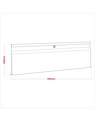 Modular Lockable Storage Door 845mm