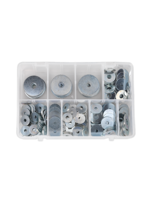 Repair Washer Assortment 240pc M5-M10 Metric Zinc Plated