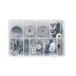 Repair Washer Assortment 240pc M5-M10 Metric Zinc Plated