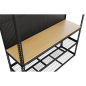 Heavy-Duty Modular Workbench with Racking & Pegboard 300kg Capacity Per Level 1820mm