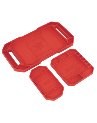 Flexible Tool Trays Non-Slip - Pack of 3