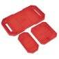 Flexible Tool Trays Non-Slip - Pack of 3