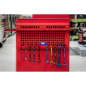 Magnetic Pegboard - Red