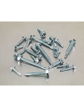 Self-Drilling Screw Assortment 410pc Hex Head Zinc