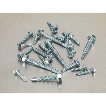 Self-Drilling Screw Assortment 410pc Hex Head Zinc