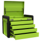 4 Drawer Push-to-Open Topchest with Ball-Bearing Slides - Green