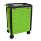 Rollcab 7 Drawer Push-To-Open - Green