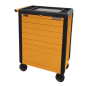 Rollcab 7 Drawer Push-To-Open - Orange