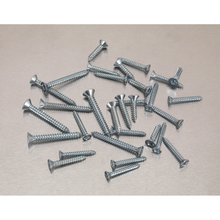 Self-Tapping Screw Assortment DIN 7982 510pc Countersunk Pozi Zinc