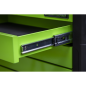 Topchest & Rollcab Combination 11 Drawer Push-To-Open - Green