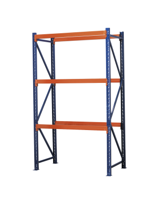 Heavy-Duty Shelving Unit with 3 Beam Sets 900kg Capacity Per Level