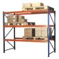 Heavy-Duty Racking Unit with 3 Beam Set 1000kg Capacity Per Level