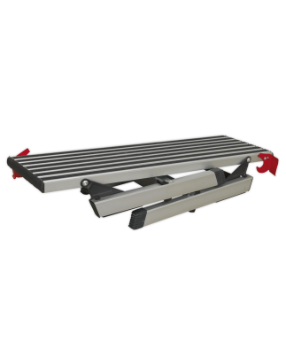 Folding Platform 2-Tread Aluminium - EN 131-4