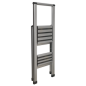 Professional Folding Step Ladder 2-Step Aluminium 150kg Capacity