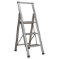 Professional Folding Step Ladder 3-Step Aluminium 150kg Capacity