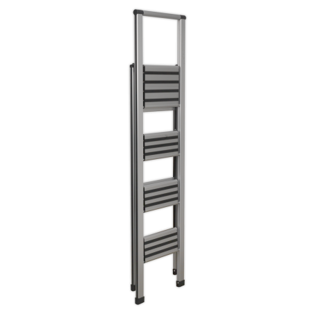 Professional Folding Step Ladder 4-Step Aluminium 150kg Capacity