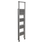 Professional Folding Step Ladder 4-Step Aluminium 150kg Capacity