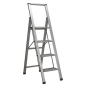 Professional Folding Step Ladder 4-Step Aluminium 150kg Capacity