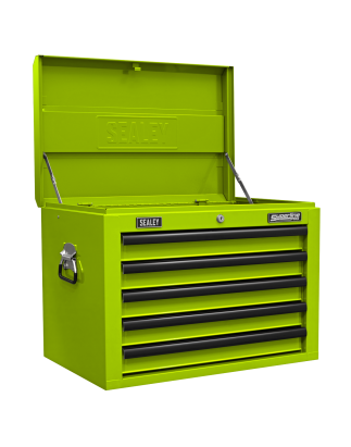 Topchest, Mid-Box Tool Chest & Rollcab Combination 14 Drawer with Ball-Bearing Slides - Green