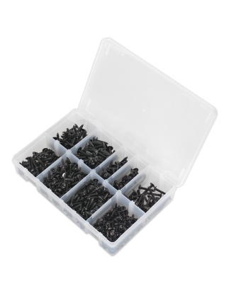 Self-Tapping Screw Assortment 700pc Flanged Head