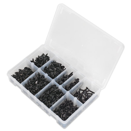 Self-Tapping Screw Assortment 700pc Flanged Head