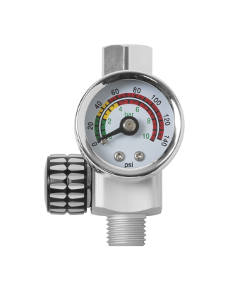 On-Gun Air Pressure Regulator/Gauge