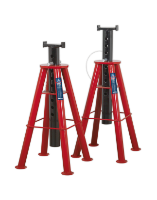 Premier Axle Stands (Pair) 10 Tonne Capacity per Stand High Level