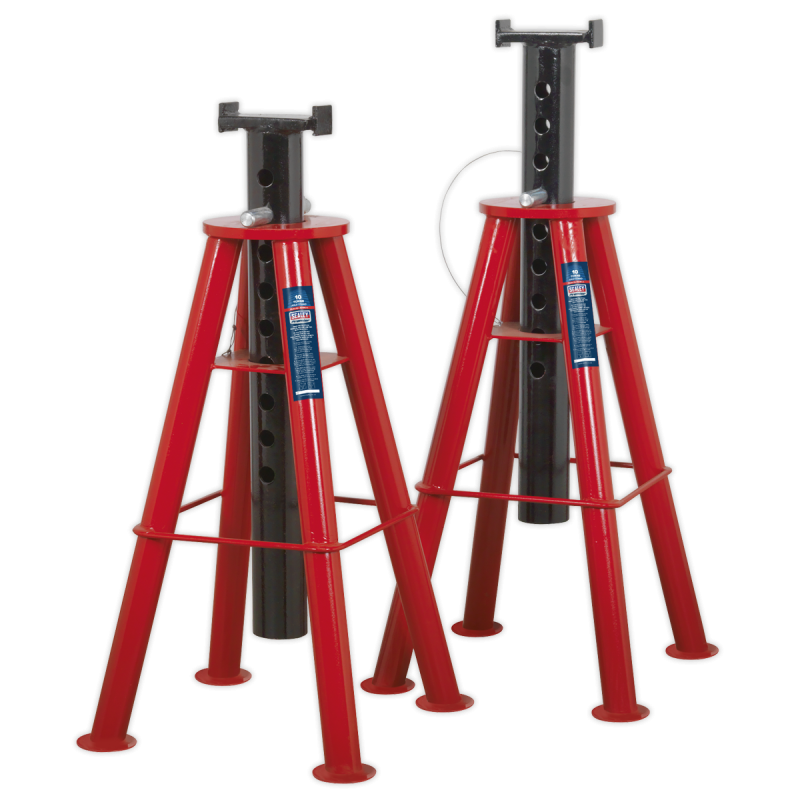 Premier Axle Stands (Pair) 10 Tonne Capacity per Stand High Level