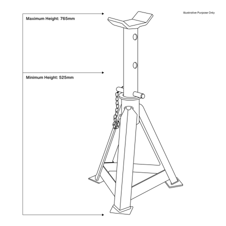 Axle Stands (Pair) 12 Tonne Capacity per Stand