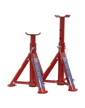 Folding Type Axle Stands (Pair) 2 Tonne Capacity per Stand