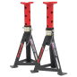 Premier Axle Stands (Pair) 3 Tonne Capacity per Stand - Red