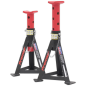 Premier Axle Stands (Pair) 3 Tonne Capacity per Stand - Red