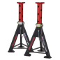 Premier Axle Stands (Pair) 6 Tonne Capacity per Stand - Red