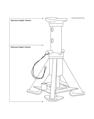 Premier Short Axle Stands (Pair) 7 Tonne Capacity per Stand