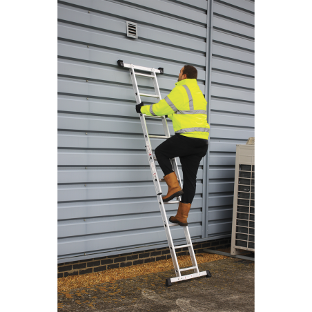 Scaffold Ladder 4-Way Aluminium - EN 131